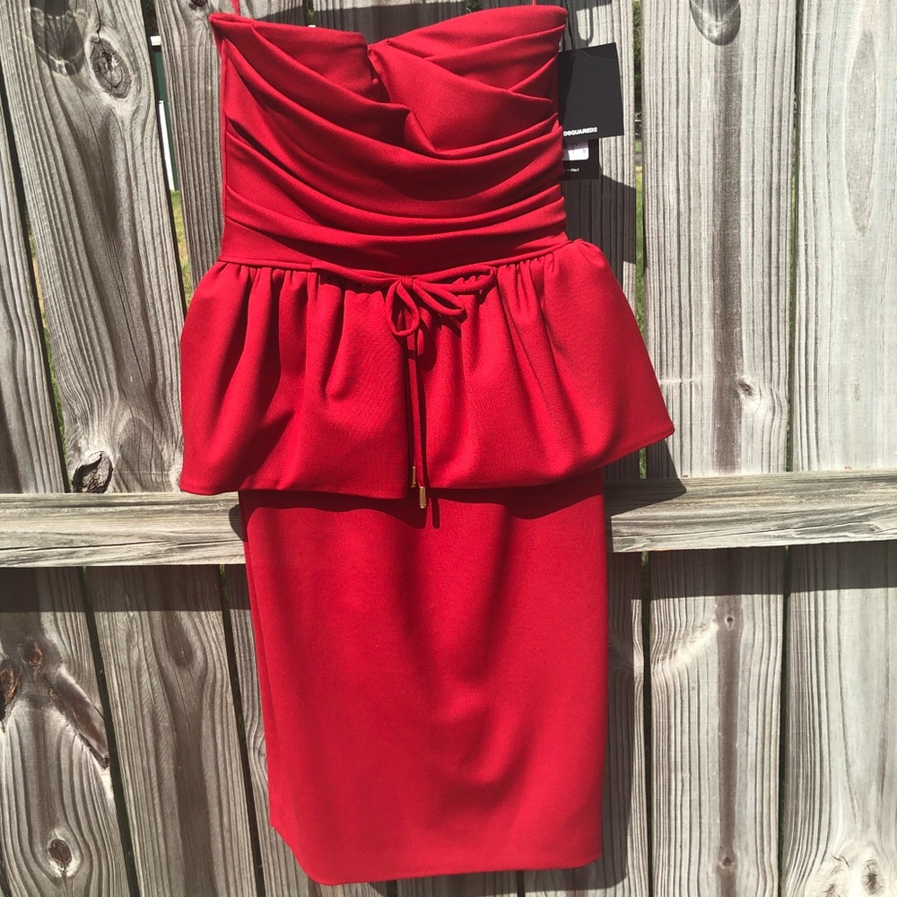 Dsquared2 RED Dress, size 40